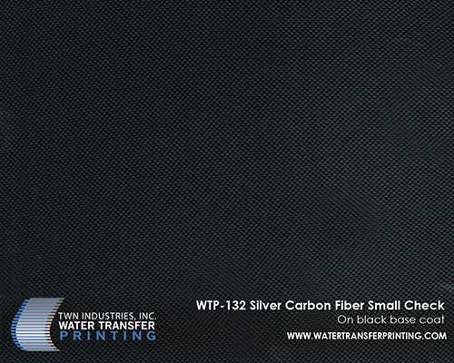 WTP-132 Silver Carbon Fiber Small Check
