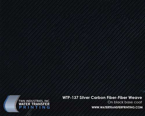 WTP-137 Silver Carbon Fiber-Fiber Weave