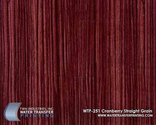 WTP-251 Cranberry Straight Grain